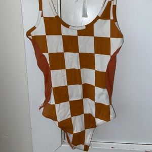 Checkered body suit!